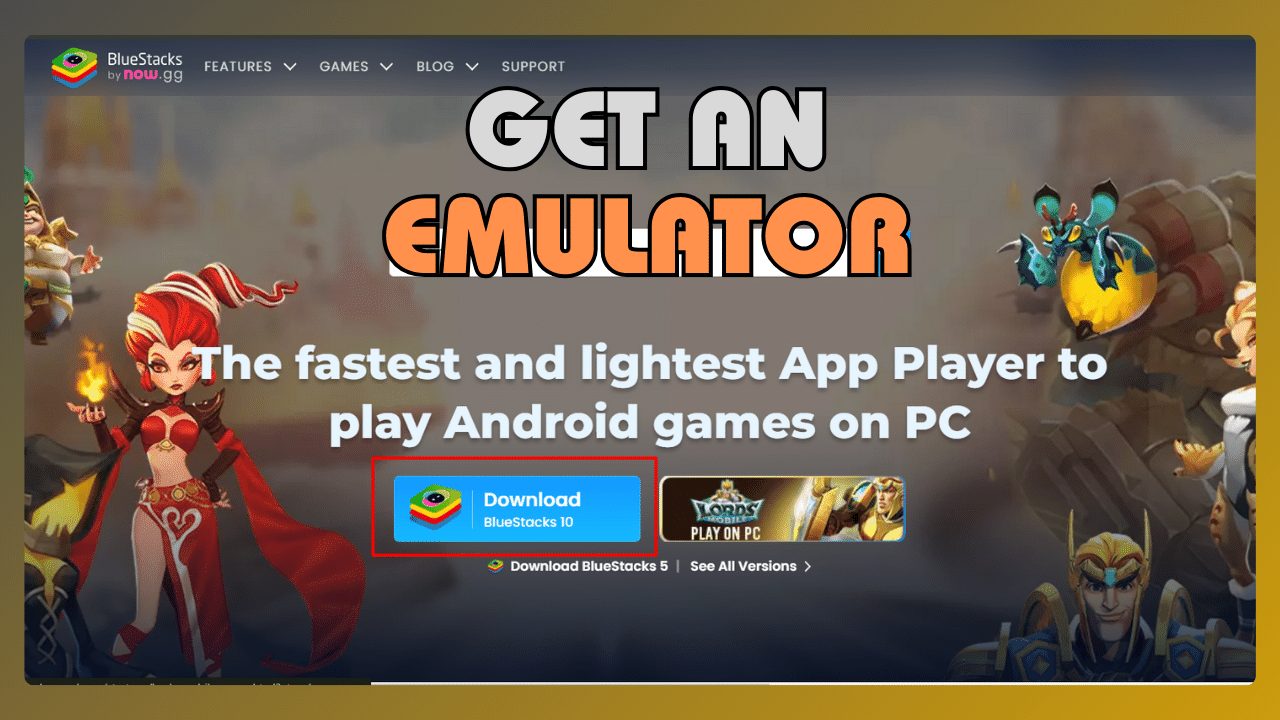 Get An Android Emulator