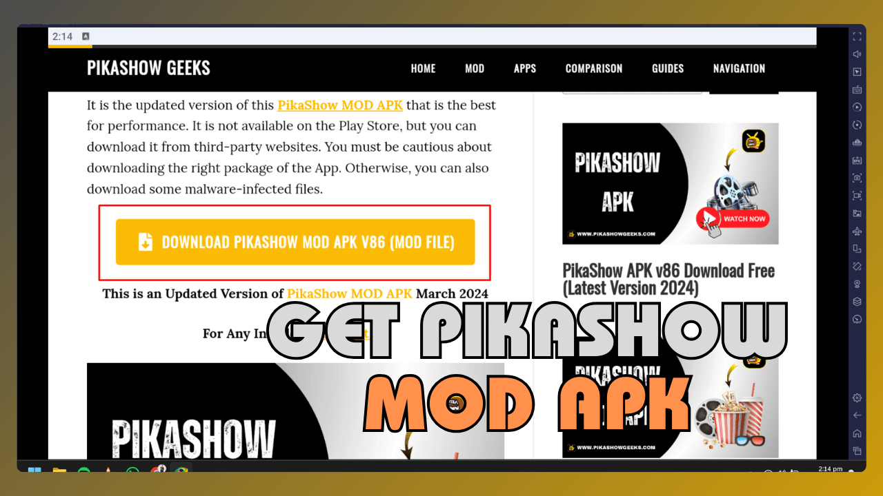 Get The Pikashow MOD APK Here