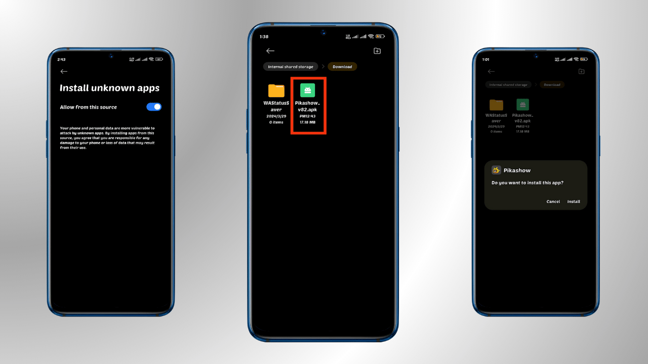 How to Install PikaShow MOD APK on Android Device? (1)