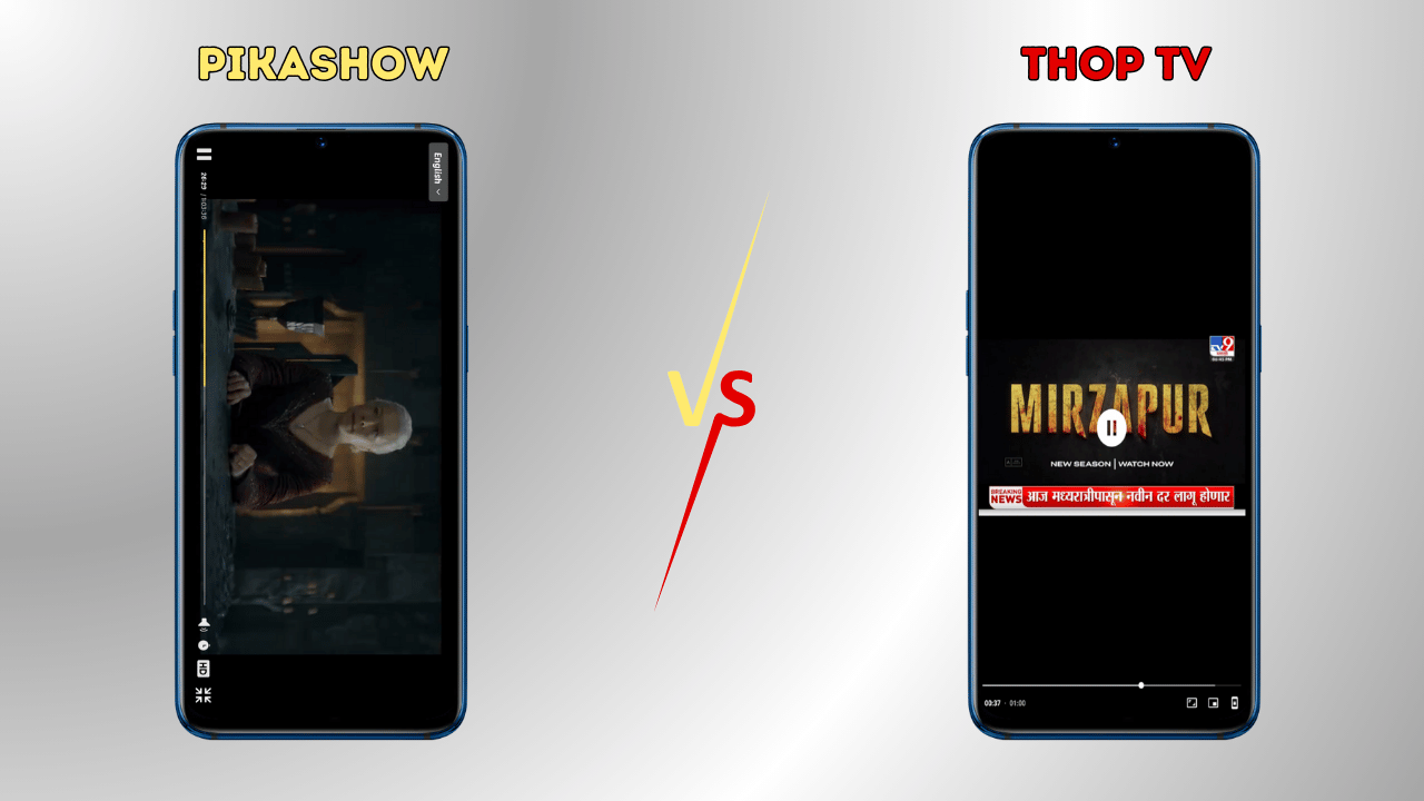 PikaShow vs. Thop TV: High-Quality Viewing